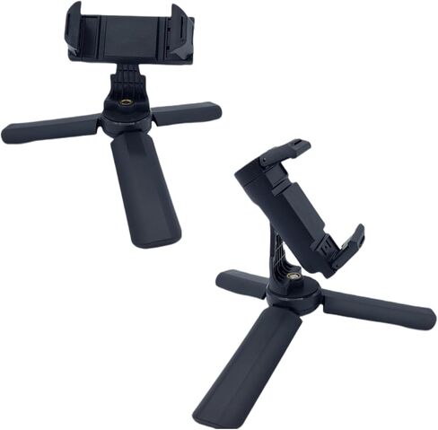 iPhone Desk Stand | Stream & Watch Movies in Bed | Fits Cellphones 2.3-3.4" Wide, (Black) in Kuwait