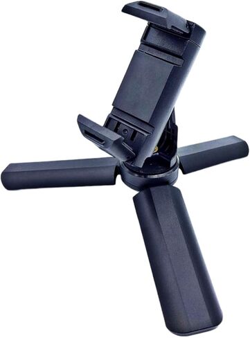 iPhone Desk Stand | Stream & Watch Movies in Bed | Fits Cellphones 2.3-3.4" Wide, (Black) in Kuwait