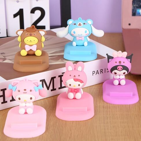 Cute Phone Stand for Desk, Cell Phone Holder for Girls, Compatible with All Mobile Phones in Saudi Arabia