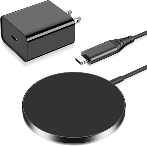 Magnetic Charging Pad for iPhone 15/14/13/12, Magnetic Wireless Charger Compatible with iPhone 15/14/13/12 Pro/Max/Plus/Mini, Fast Charging Station for AirPods 3 Pro 2 in Saudi Arabia