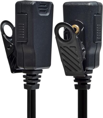 HYS 1 Wire CLS1110 CLS1410 Radio Earpiece with Mic, Law Enforcement Surveillance Kit Acoustic Tube Headset for CP200D CP100D R2 CP185 BPR40 DTR700 DTR650 RDU4100 RMU2040 RMU2080D Motorola Radio in Saudi Arabia