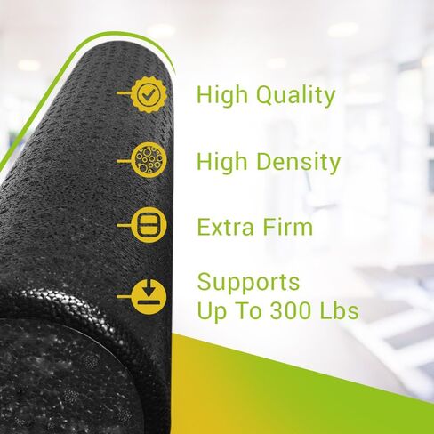 BodyHealt High Density Foam Roller - Half Foam Roller, Foam Roller for Pysical Therapy & Exercise. Density Foam Roller, Foam Rollers for Muscles Deep Tissue. Foam Roller, Half Round Foam Roller - 6X18 in Kuwait