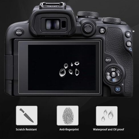 Screen Protector Compatible with Canon EOS R10 Camera, Tempered Glass Screen protector fit for Canon EOS R10 in Saudi Arabia