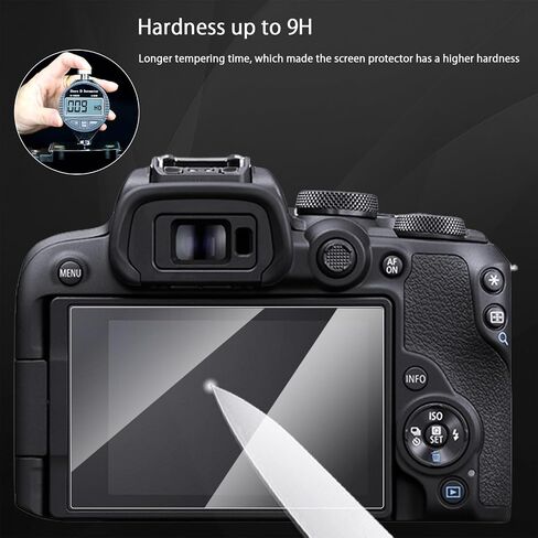 Screen Protector Compatible with Canon EOS R10 Camera, Tempered Glass Screen protector fit for Canon EOS R10 in Saudi Arabia