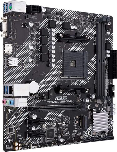 اللوحة الأم ASUS PRIME A320M-K AMD Ryzen AM4 DDR4 HDMI VGA M.2 USB 3.1 Micro-ATX in Saudi Arabia