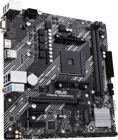 اللوحة الأم ASUS PRIME A320M-K AMD Ryzen AM4 DDR4 HDMI VGA M.2 USB 3.1 Micro-ATX in Saudi Arabia