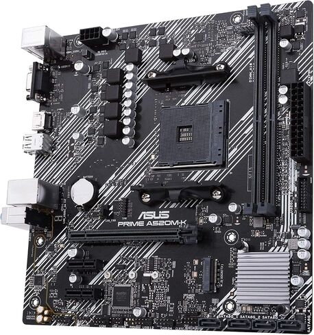 اللوحة الأم ASUS PRIME A320M-K AMD Ryzen AM4 DDR4 HDMI VGA M.2 USB 3.1 Micro-ATX in Saudi Arabia