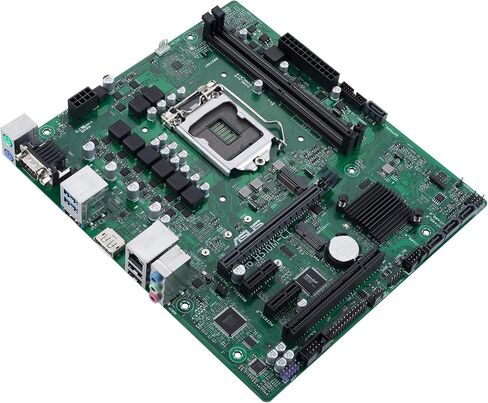 ASUS Pro-H510M-CT/CSM LGA1200 (Intel 10th&11th Gen) mATX Commercial Motherboard (PCIe 4.0, 1 LAN, Front Panel USB 3.2, Intel vPro, DP,TPM IC onboard, COM debug Header, self-Recovering BIOS, ACCE) in Saudi Arabia