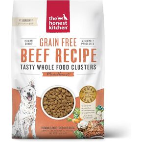 مجموعة الطعام الصادق من The Honest Kitchen، طعام الكلاب الجاف من الحبوب الكاملة ولحم البقر والشوفان، كيس 20 رطل in Kuwait