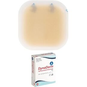 ضمادة غرواني مائي Dynarex Dynaderm، رفيعة، 4 × 4 بوصة/10 قطع