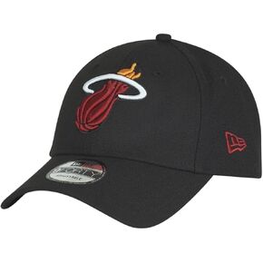 قبعة 9FORTY NBA The League Miami Heat للرجال من NEW ERA، باللون الأسود، مقاس واحد