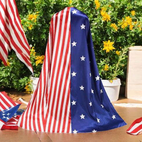 زي العلم الأمريكي كيب الولايات المتحدة الأمريكية زي وطني ملحق للاحتفال بيوم الاستقلال في الرابع من يوليو in Kuwait