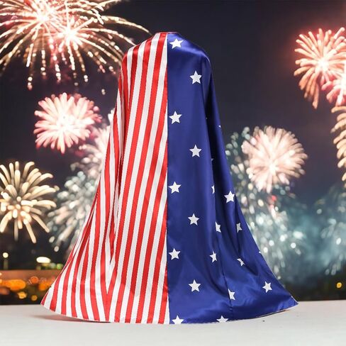زي العلم الأمريكي كيب الولايات المتحدة الأمريكية زي وطني ملحق للاحتفال بيوم الاستقلال في الرابع من يوليو in Kuwait