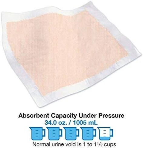Tranquility AIR-Plus Breathable Underpads, 30"x36" 40ct Case, Incontinence Pads with Ultimate Air Circulation, PowerSorb Design to Lock-in Fluids, Ideal for Low-Air-Loss Bed Systems in Saudi Arabia