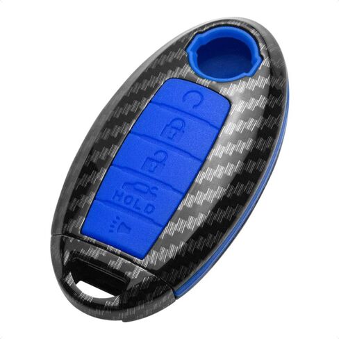 TANGSEN Smart Key Fob Case Cover Compatible with Infiniti JX35 Q50 Q60 QX56 QX60 QX80 for Nissan Altima Armada Maxima Murano Pathfinder Rogue 5 Button Keyless Entry Remote in Kuwait