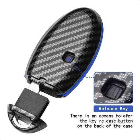 TANGSEN Smart Key Fob Case Cover Compatible with Infiniti JX35 Q50 Q60 QX56 QX60 QX80 for Nissan Altima Armada Maxima Murano Pathfinder Rogue 5 Button Keyless Entry Remote in Kuwait