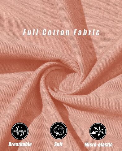 MAGCOMSEN Women's Cotton T Shirt V-Neck Short Sleeve Shirt Classic-Fit Casual Breathable Tee Summer Basic Tops in Kuwait