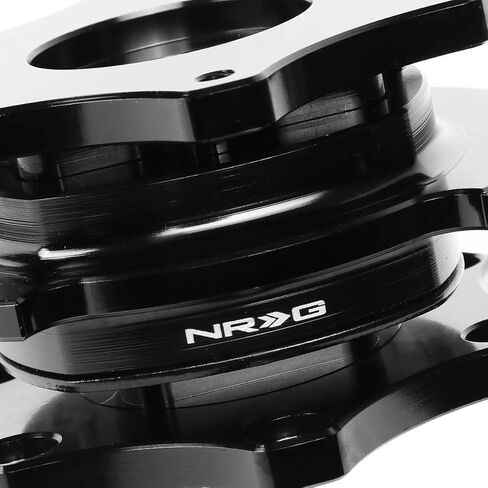 DNA MOTORING NRG-SRK-R200BK-RD SRK-R200BK-RD SFI 42.1/6- Bolt Steering Wheel Quick Release Adapter, black quick release/red ring in Kuwait