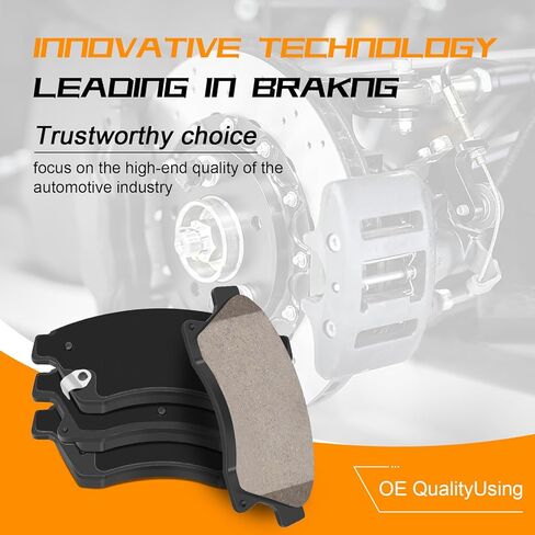 Front Brake Pads for Car Compatible with Toyota Prius Toyota Echo Toyota MR2 Toyota Celica GT and Scion iQ xA xB,Ceramic Brake Pads Automotive Replacement DIY,Smooth Quiet Braking Performance in Kuwait