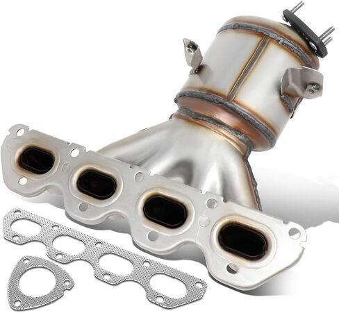 DNA MOTORING Factory Style Catalytic Converter Flex Exhaust Pipe Compatible with 10-14 Equinox / 12-15 Captiva Sport / 10-14 Terrain, 2.4, OEM-CONV-029 in Kuwait