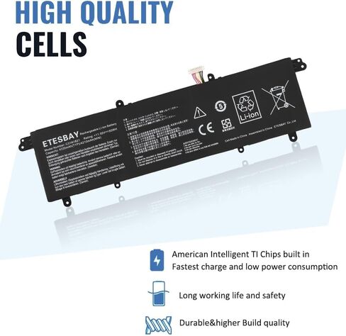 B31N1635 Battery Replacement for ASUS VivoBook Pro 17 A705U A705UA X705U X705UA X705UB X705UF X705UV X705UN X705UQ X705N X705NA X705NC X705M X705MA X705MB F705M F705MA F705NA Pro N705U N705UD in Kuwait