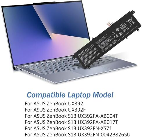 B31N1635 Battery Replacement for ASUS VivoBook Pro 17 A705U A705UA X705U X705UA X705UB X705UF X705UV X705UN X705UQ X705N X705NA X705NC X705M X705MA X705MB F705M F705MA F705NA Pro N705U N705UD in Kuwait