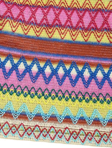 Verdusa Girl's Casual Geo Print Tie Shoulder Sleeveless Striped Crop Cami Top in Kuwait