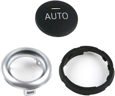 2Pcs Front/Rear AC Climate Control Knob Button Cover 61319393931 for BMW 5 6 7 Series X5 2014-2018 X6 2014-2019 in Kuwait