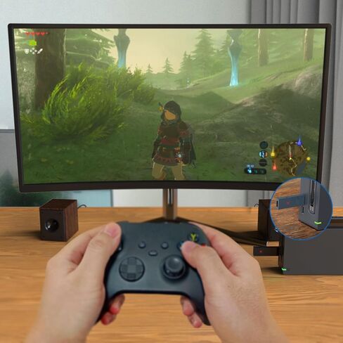 MAYFLASH Magic NS Wireless Bluetooth Controller USB Adapter for Switch/2, Windows, Raspberry Pi, Compatible with Switch Pro, PS4, PS5, Xbox Series X/S Controller and More in Kuwait