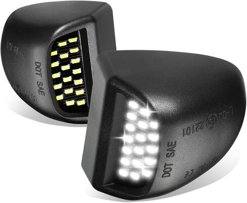 Pair of LED License Plate Lights Compatible with 13-20 Subaru BRZ / 15-21 WRX / 08-22 Impreza / 16-21 Crosstrek,LPL-ZTL-9078 in Kuwait