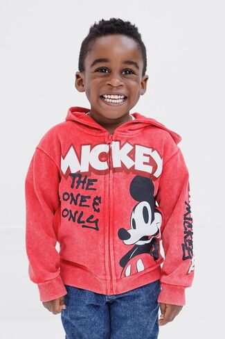 Disney Toy Story Mickey Mouse Lilo & Stitch Fleece Zip Up Hoodie Toddler to Big Kid Sizes (2T - 18-20) in Kuwait
