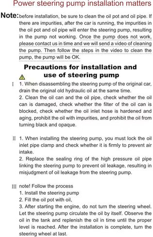 DAYSYORE Power Steering Pump with Pulley 21-5264 Fits for 2000-2006 Tundra SR5 4.7L, for 2001-2007 Sequoia 4.7L Replace OE 21-5264 215264 443100C030 443200C030 443200C020 in Kuwait