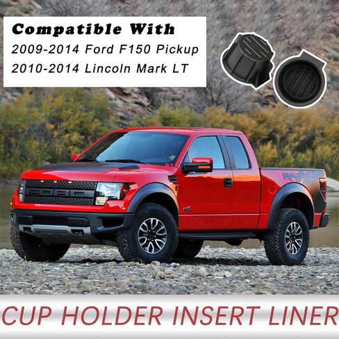 حشوة حامل أكواب TQPONLY، تناسب 04-08 Ford F150 مع تدفق من خلال وحدة التحكم/04-14 F150 بدون تدفق من خلال وحدة التحكم/Ford Expedition Lincoln Navigator Mark LT يستبدل 2L1Z-7813562-AAA وحدة التحكم المركزية الأمامية in Kuwait