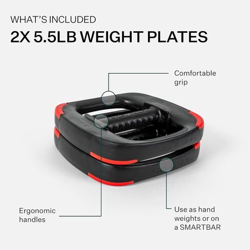 Les Mills™ Exercise Set of 6 Weight Plates for Total Body Workouts, 30.8 lbs Total in Kuwait