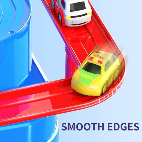 مسارات سيارات السباق Lucky Doug للأولاد، ألعاب مغامرات إنقاذ سيارات البناء للأطفال الصغار من عمر 3 4 5 6 سنوات من الأولاد والبنات in Kuwait