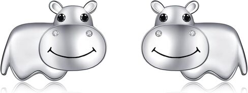 Duck Earrings Sterling Silver Duck Stud Earrings Jewelry for Women Duck Gift for Duck Lovers in Kuwait
