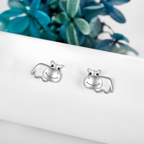 Duck Earrings Sterling Silver Duck Stud Earrings Jewelry for Women Duck Gift for Duck Lovers in Kuwait