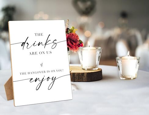 Thank You For Coming, Thank You Favors Sign 8×11 Inches Wooden Sign With Stand, Minimalist Gender Neutral Tabletop Decor for Baby Shower, Bridal Shower, Wedding Reception Party Favor Supplies-17 in Kuwait