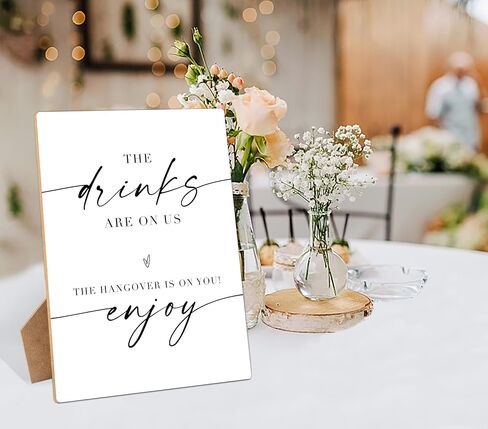 Thank You For Coming, Thank You Favors Sign 8×11 Inches Wooden Sign With Stand, Minimalist Gender Neutral Tabletop Decor for Baby Shower, Bridal Shower, Wedding Reception Party Favor Supplies-17 in Kuwait
