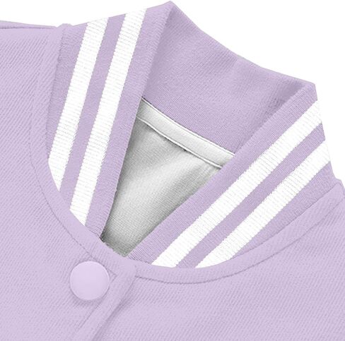 Cromoncent Boys Girls Color Block Varsity Jackets, 18 Months - 14 Years in Kuwait