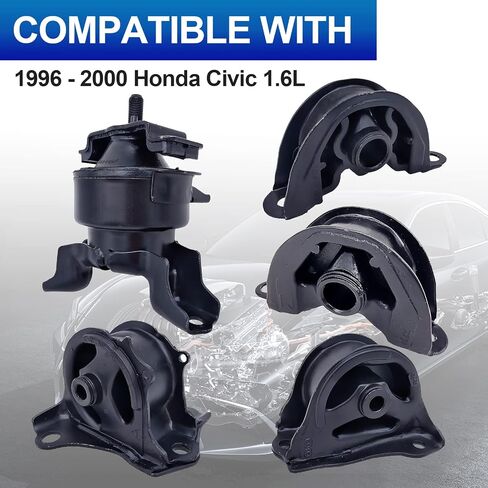 Engine Motor Mounts Set - Compatible with 2006-2011 Honda Civic 1.8L, A4530 A4534 A4543 A4546 Set of 4 in Kuwait