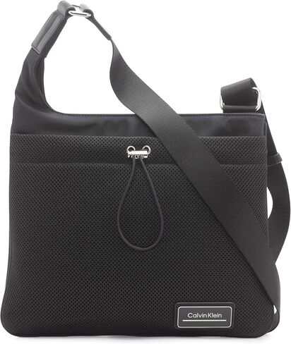 Calvin Klein Jessie Top Zip Organizational Crossbody, Brown/Khaki/Black, One Size in Kuwait