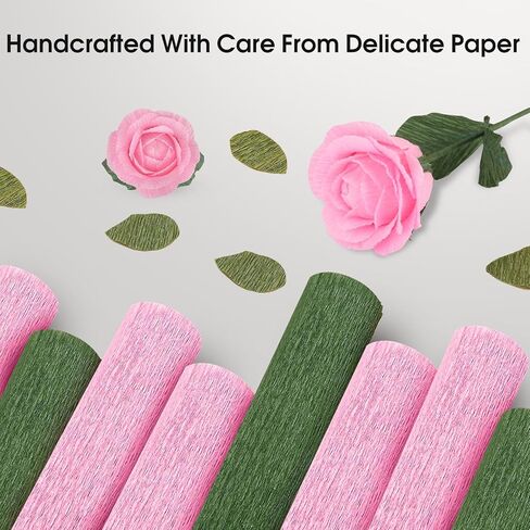 1st Year Anniversary Keepsake Paper Rose, Handmade Paper Gift for 1 Year Anniversary, with Message Card - One Year Down, Forever to Go (Red) in Kuwait