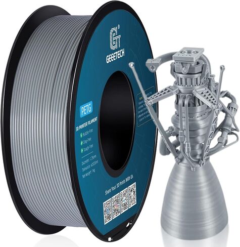 Geeetech Silk PLA Filament 1.75mm Silk Dual Color Filament,Coextrusion Dichromatic Metal-Like Shiny Consumable 1kg (2.2lbs) 1 Spool,Dimensional Accuracy +/- 0.03 mm,Gold Red in Saudi Arabia