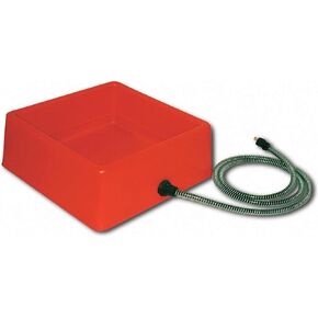 Farm Innovators Model D-19 1-1/4-Gallon Heated Water Bowl fo