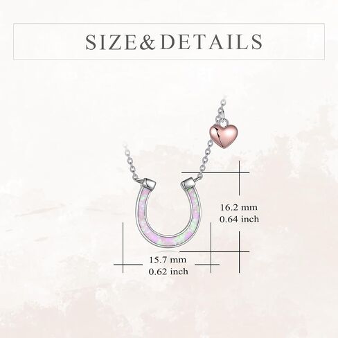 AXELUNA Horseshoe Necklace Collection 925 Sterling Silver Fashion Horse Jewelry Gifts for Women in Kuwait