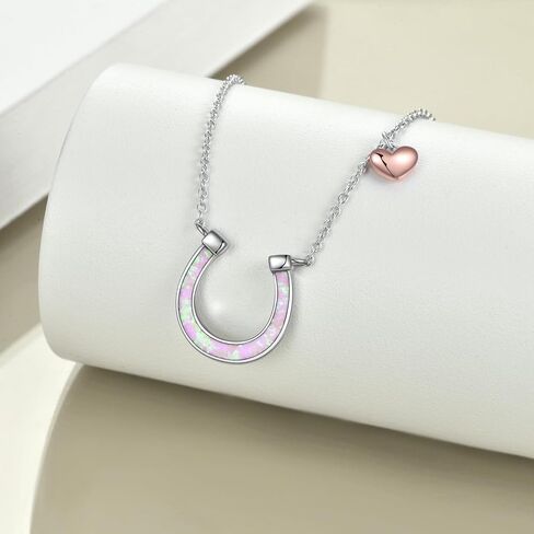 AXELUNA Horseshoe Necklace Collection 925 Sterling Silver Fashion Horse Jewelry Gifts for Women in Kuwait