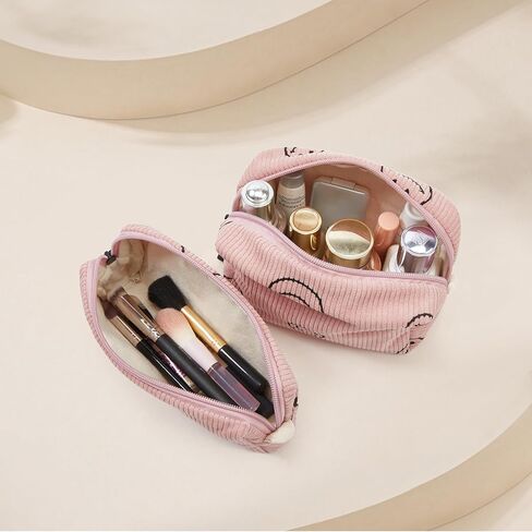 مجموعة حقيبة مستحضرات التجميل الصغيرة للنساء حقيبة مستحضرات تجميل سروال قصير مع جيوب داخلية لطيف سروال قصير ماكياج الحقائب المرأة حقيبة أدوات الزينة الصغيرة in Kuwait