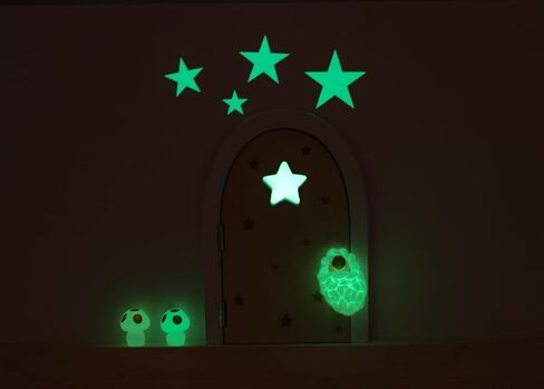 Qué Kawaii® باب جنية الأسنان الذي يفتح ويضيء في الظلام!!! باب ودرج خشب للرسم والتخصيص+شنطة كروشيه+نجوم+فطرين يتوهجان في الظلام+6 شهادات in Kuwait