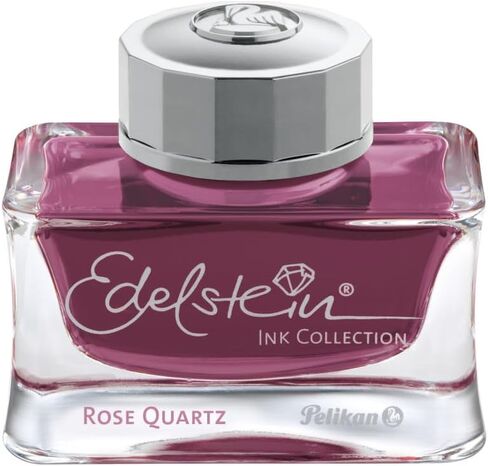 حبر معبأ في زجاجات من Pelikan Edelstein لأقلام النافورة، Moonstone (فضي-رمادي)، 50 مل، 1 لكل منها (300827) in Kuwait